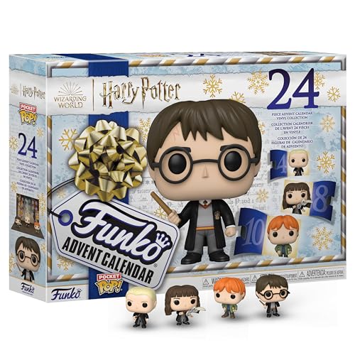 Funko Advent Calendar: Harry Potter - Rubeus Hagrid- 24 Giorni di Sorprese - Mini Figura in Vinile da Colleziones - Mystery Box - Idea Regalo - di Natale per Ragazze, Ragazzi e Bambini