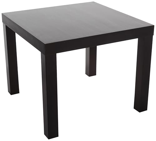 Ikea - Lack, tavolino basso da salotto, colore: nero, legno, Nero , 55X55X45
