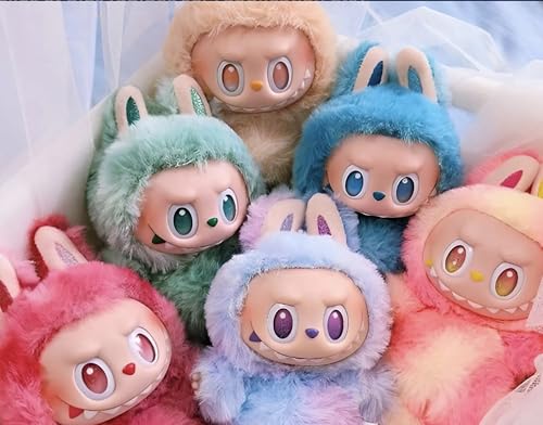 Générique Cute Collectible Figure, Compatibile con Pop Mart Labubu, big Into Energy, Kawaii Peluche PVC, The Monsters, Blind Box