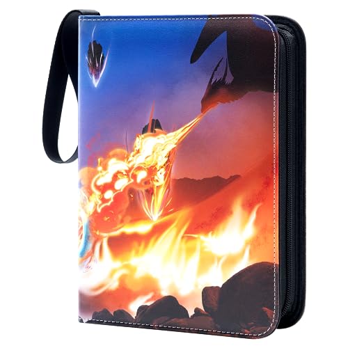 Raccoglitore Album Carte, Mactoou 440 Cartes Album per giochi di carte collezionabili Compatibile con GX EX Yugioh Vmax MTG Trainer, 55 Pagine capacità 440 Carte