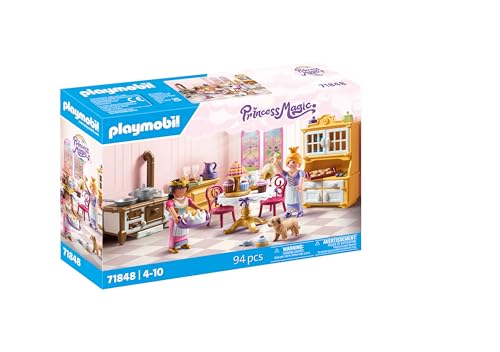 PLAYMOBIL | Princess Magic | Cucina Reale | Giocattolo della principessa | Set da cucina | Giocattolo da favola per bambini dai 4 anni in su | 71848